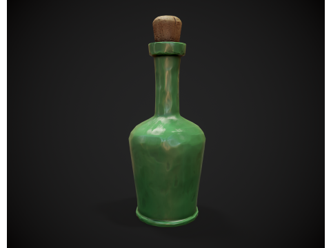 Stylized Bottle 3Dモデル