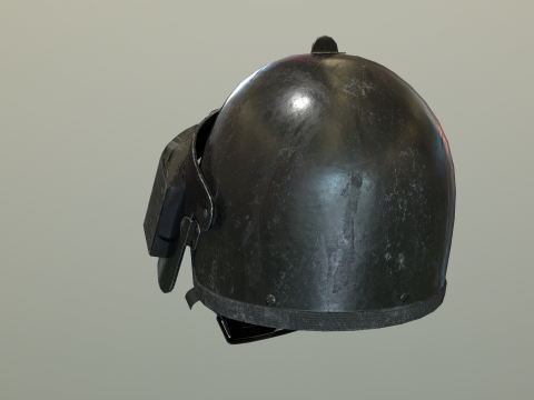 Helmet K6-3 Modelo 3D