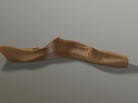 Parametric Bench 3D Model