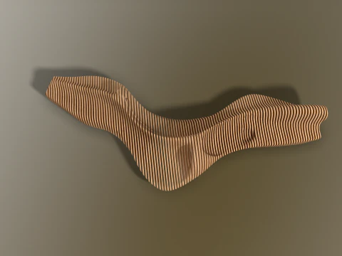 Parametric Bench 3D Model