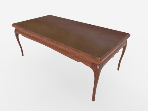 Wooden Table 3Dモデル