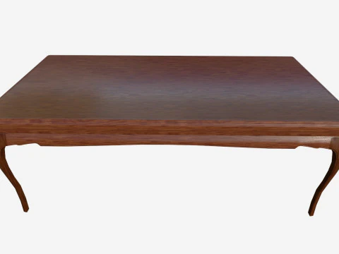 Wooden Table 3D Model