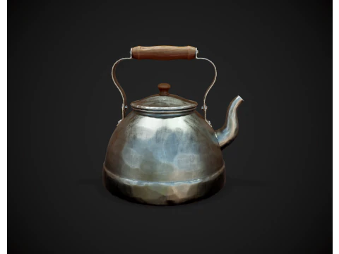 Stylized Kettle 3D Model