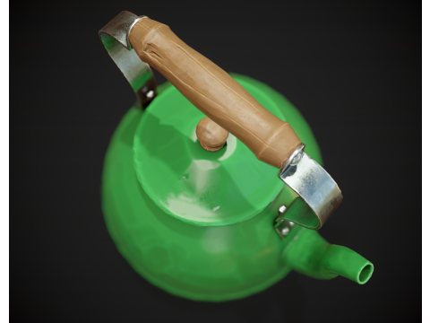 Stylized Kettle Model 3D