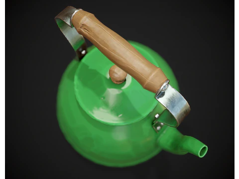 Stylized Kettle 3D Model