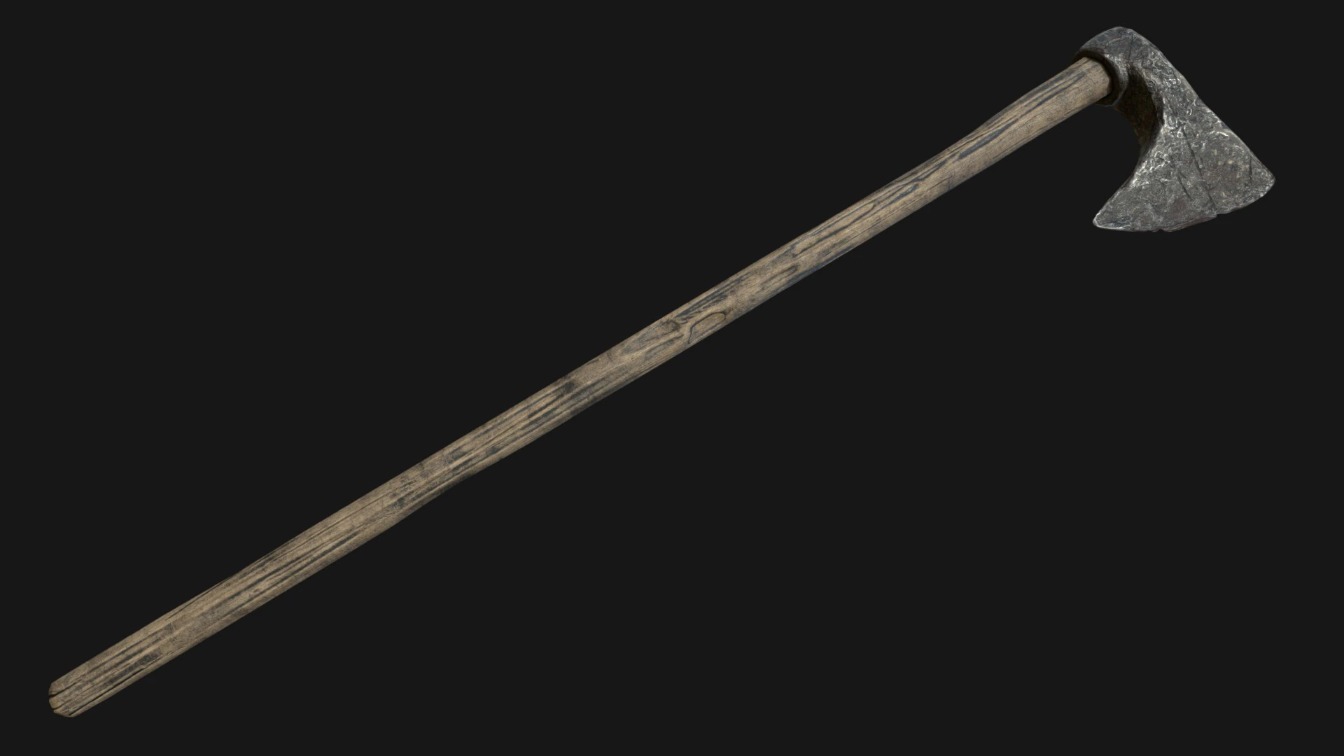 Old Axe 3D Model .c4d .max .obj .3ds .fbx .stl .blend 