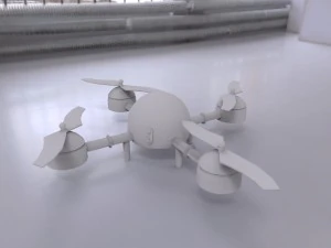 simple drone 3D Model