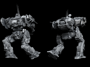 BATTLETECH Locust prototype 3D Model