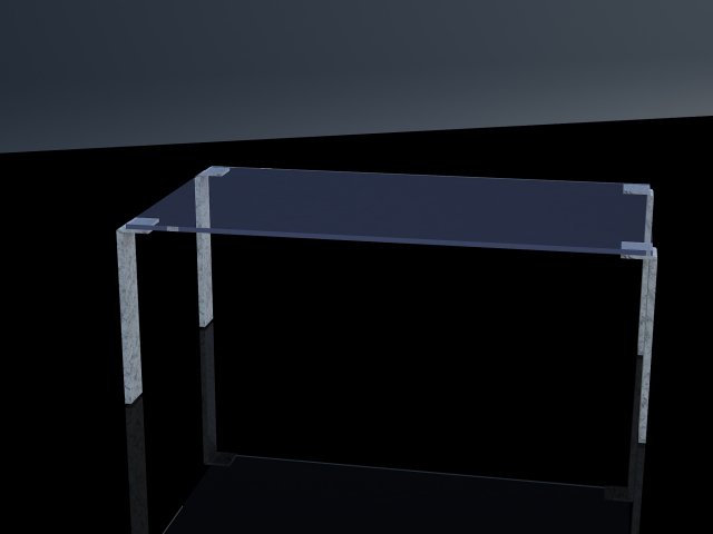 table glass 3D 모델 .c4d .max .obj .3ds .fbx .stl .blend 