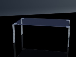 table glass 3D Model