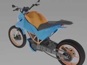 motorcycle 3D मॉडल