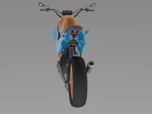 motorcycle 3D मॉडल