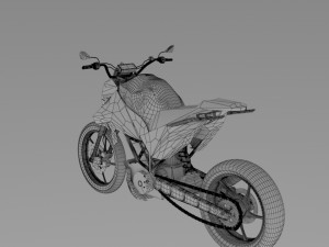 motorcycle 3D मॉडल