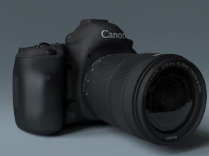 lente canon eos 5d mark iii ef-s 18-135 mm Modelo 3D