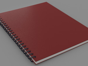 spiral sketchbook 3D Model