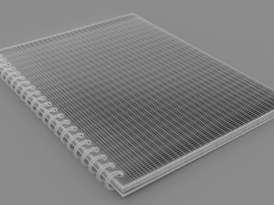spiral sketchbook 3D Model