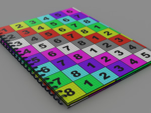 spiral sketchbook 3D Model