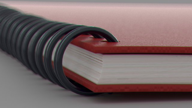 spiral sketchbook 3D Model .c4d .max .obj .3ds .fbx .stl .blend 