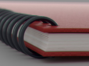 spiral sketchbook Modelo 3D