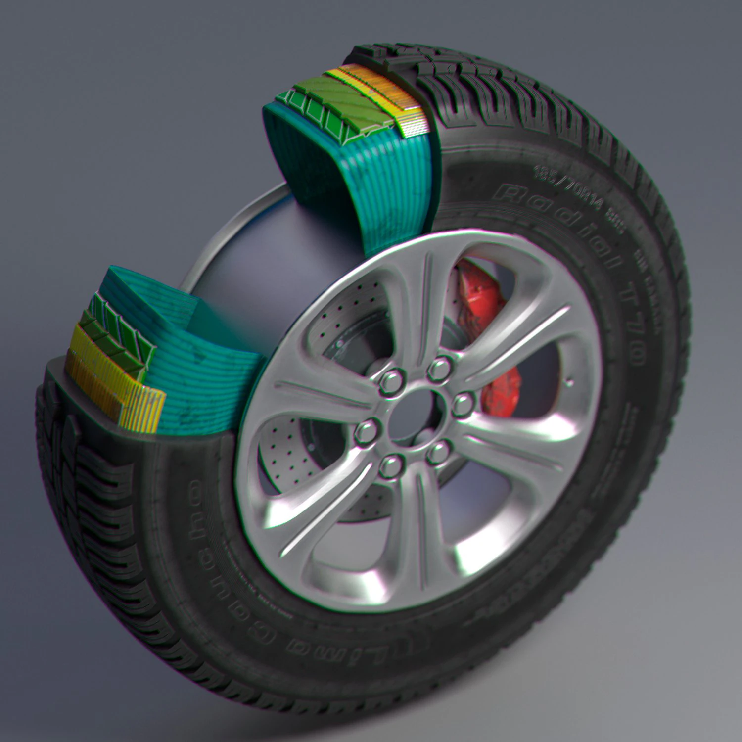 t70-plus lima caucho 3D Model .c4d .max .obj .3ds .fbx .stl .blend 