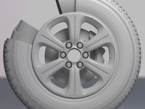 t70-plus lima caucho 3D Model