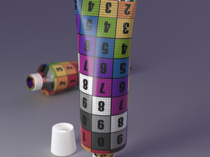 tube model packing Modello 3D