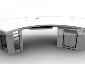 mesa de computadora Modelo 3D