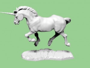 unicorn 3D Print Model