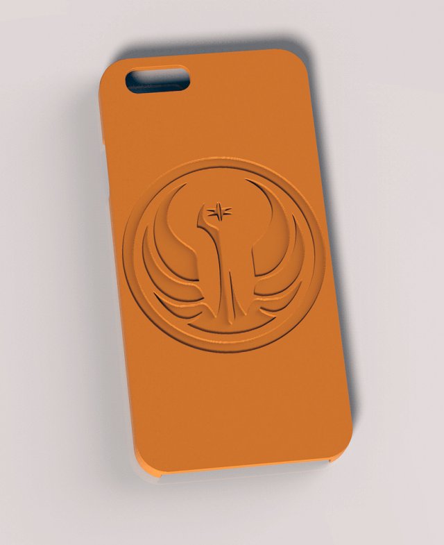 galactic republic iphone6 case 3Dプリントモデル .c4d .max .obj .3ds .fbx .stl .blend