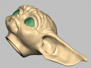 baby yoda doll head and hand 3d print model 3D 프린트 모델
