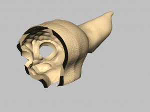 baby yoda doll head and hand 3d print model 3D Print Model