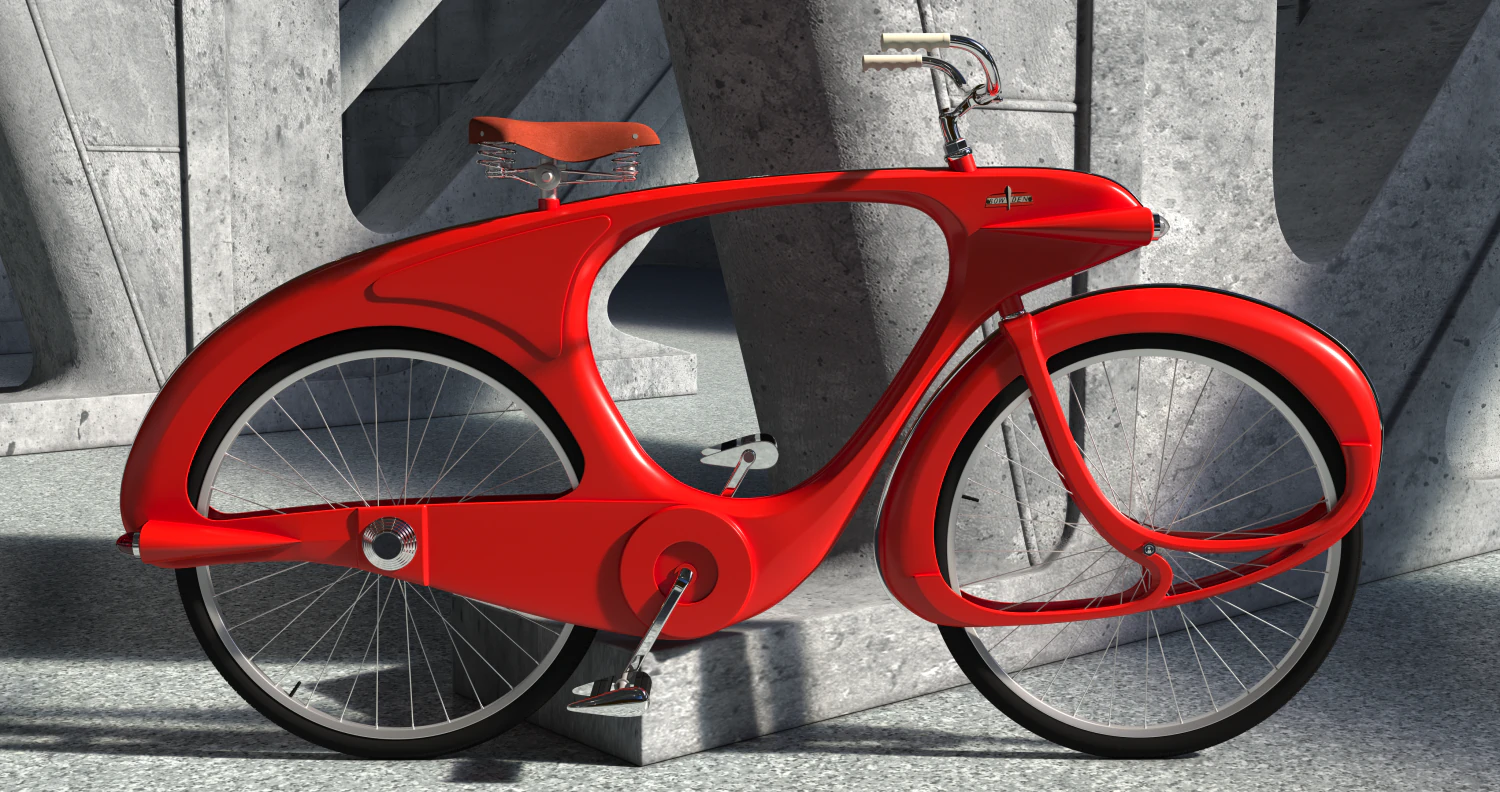 vintage ben bowden spacelander bike 3D Model .c4d .max .obj .3ds .fbx .stl .blend 