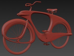 vintage ben bowden spacelander bike 3D Модель