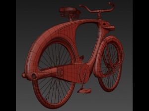 vintage ben bowden spacelander bike 3D Модель
