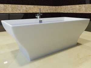 gv bathroom and golden vantage mixer 3D मॉडल