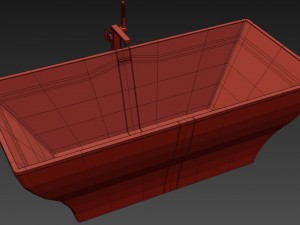 gv bathroom and golden vantage mixer 3D Model