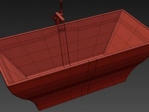 gv bathroom and golden vantage mixer 3D Model