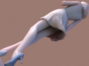 woman walking Modelo de impresión 3D