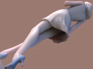 woman walking 3D Print Model