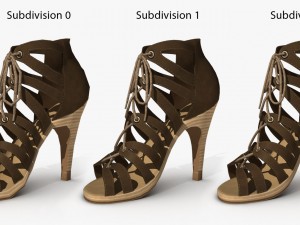 high heeled 3D Model