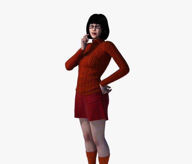 velma 3D Модель .c4d .max .obj .3ds .fbx .stl .blend