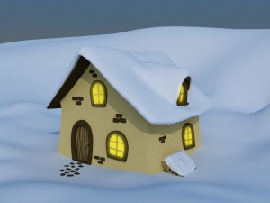 snow house Model 3D