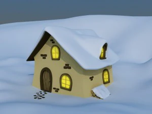 snow house 3D Model