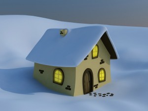 snow house Model 3D