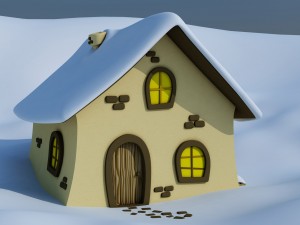 snow house Model 3D