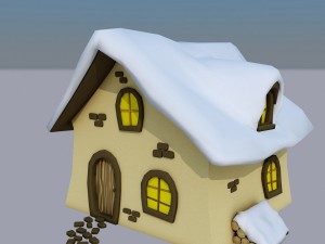 snow house Model 3D