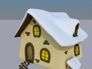 snow house Model 3D
