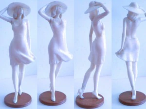 woman walk 3D Print Model