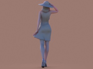 woman walk Modelo de Impressão 3D