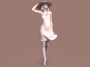 woman walk Modelo de Impressão 3D